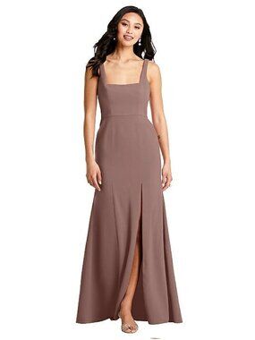 Sienna Crepe Square Neck Gown Style BB136 Size 12